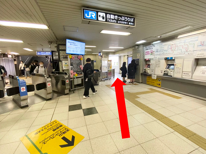 地下鉄弁天町駅からのアクセス