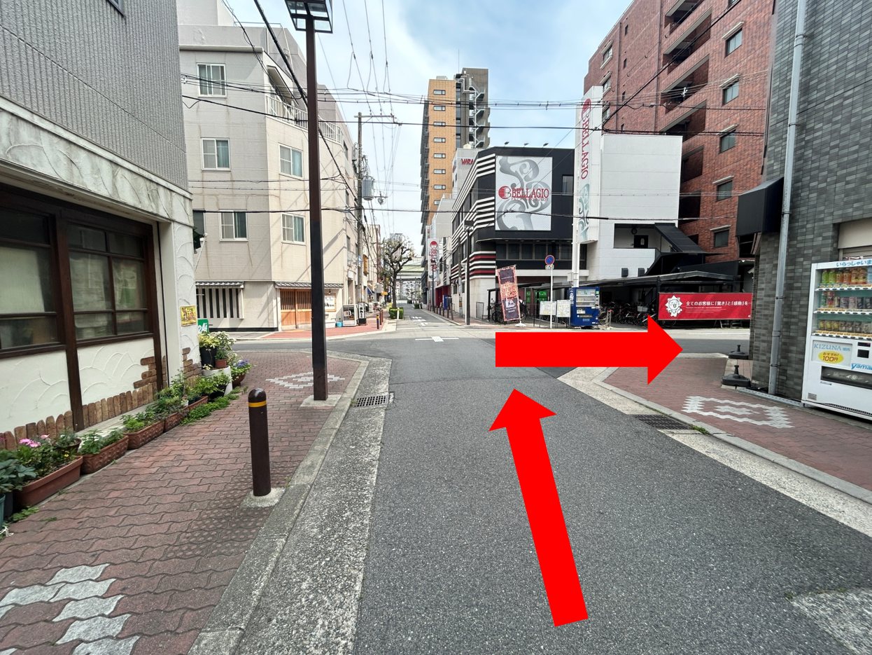 ③パラカ波除第7駐車場からの道順