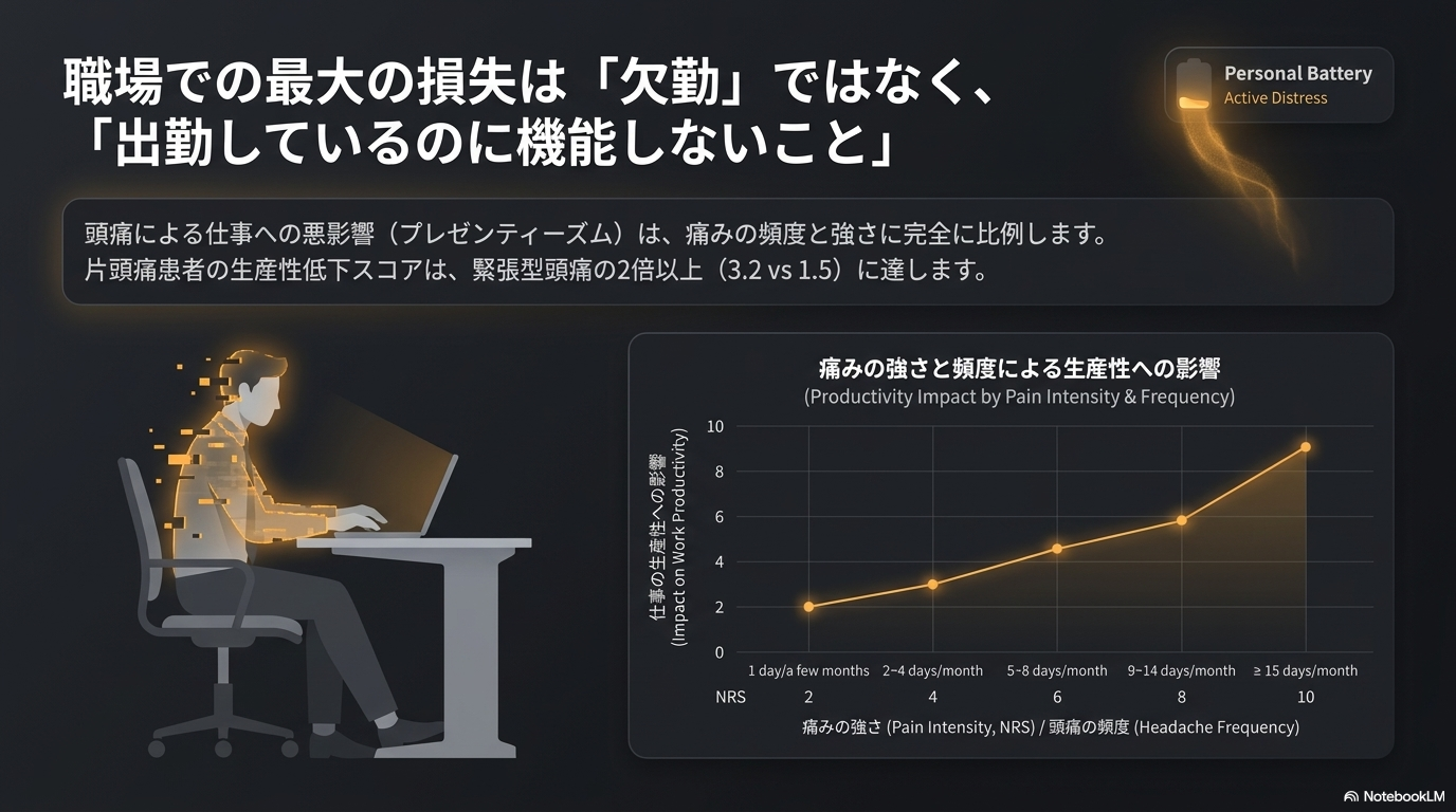 「頭痛ぐらい」と思っていますか？　− 頭痛があなたから奪うもの −